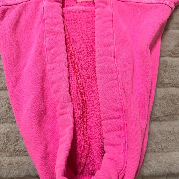 Free People Movement Spur of the Moment Solid Hoodie Midi Dress Sweatshirt Pink - Picture 12 of 16